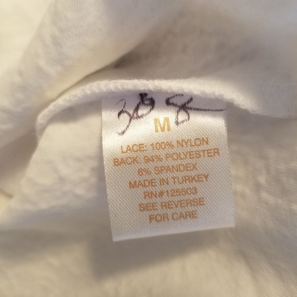 TORN BY RONNY KOBO NWT White Lace Short Sleeve Body Con Mini Dress - Picture 9 of 13